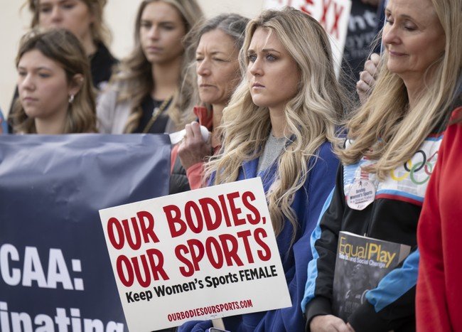 A majority of voters in the state do not support allowing transgender athletes to play women’s sports