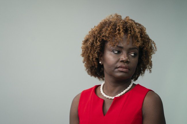 Press Secretary Karine Jean-Pierre’s Twitter account contains a truly revealing error