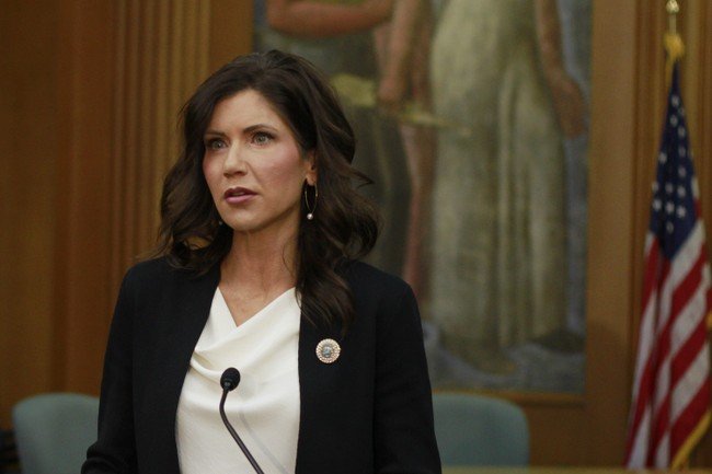 South Dakota Gov. Kristi Noem is the latest GOP governor to send troops to the border