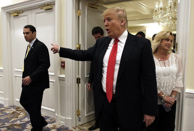Trump on the wave