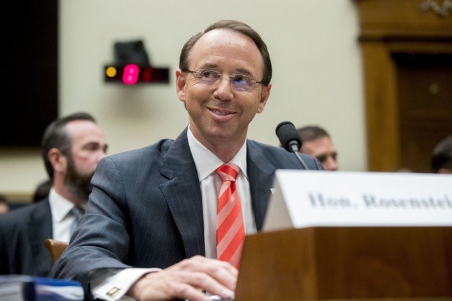 House Republicans Want to Impeach Deputy Attorney General Rod Rosenstein