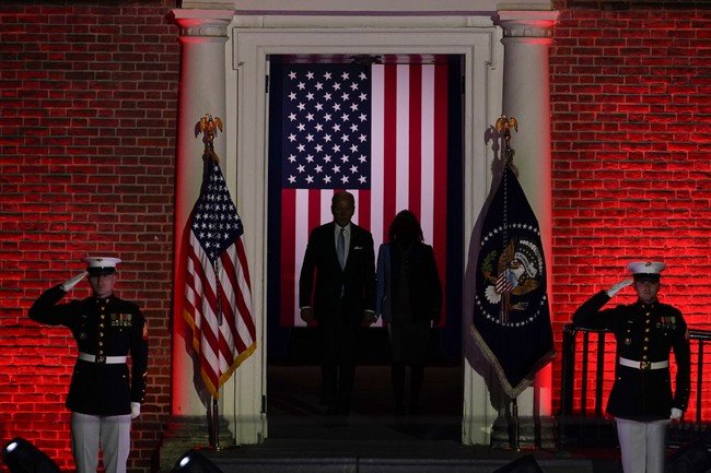 Critics React to Biden’s Hellish Blood-Red Background: ‘Demagogic’