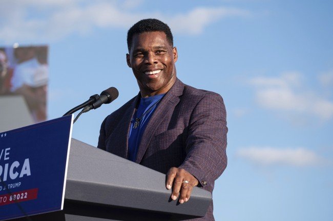 Is Herschel Walker losing badly or narrowly ahead in the Georgia Senate race?