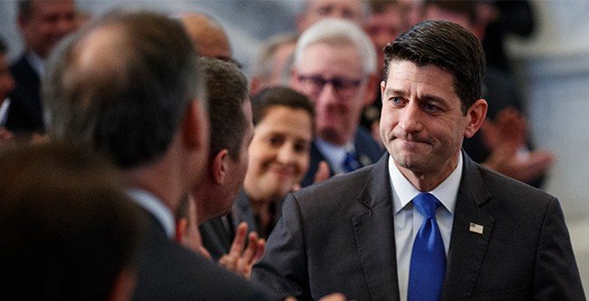 Paul Ryan is once again cast as a pariah