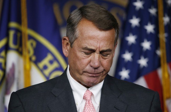 Boehner resigned? Good. Go cry, drink and submit somewhere else.
