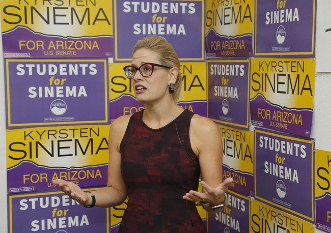 Democrat Kyrssten Sinema continues his hatred of Arizona, says that the state is a “method of method” of democracy