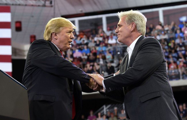 Kevin McCarthy defeats Jim Jordan for leadership at home