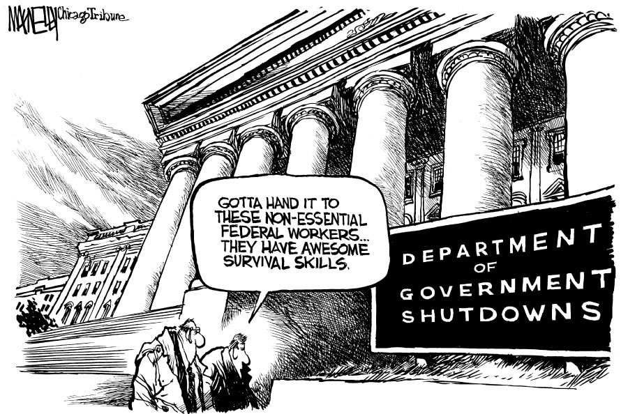 Another fight “closing the government” in the future of Washington