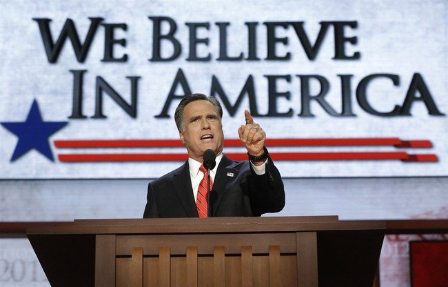 Today’s anti -peak speech: what is Angle Romney?